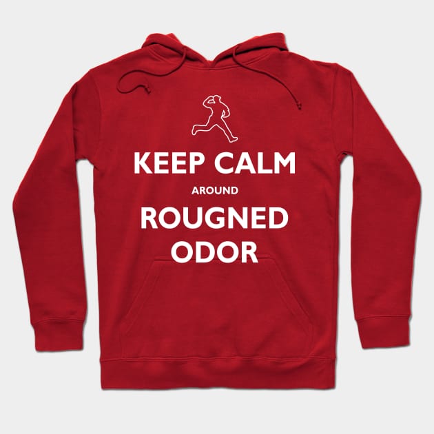 Keep Calm around Rougned Odor Hoodie by aephland